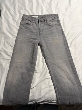 Zara Light Gray Denim Jeans